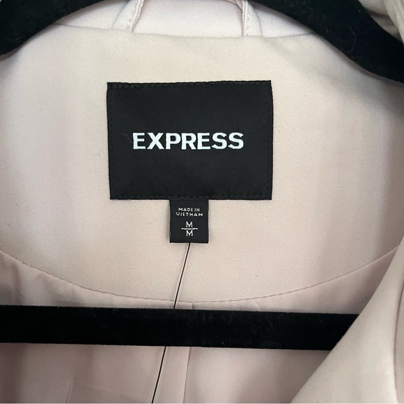 Express pale pink trench coat NWT - Picture 6 of 8